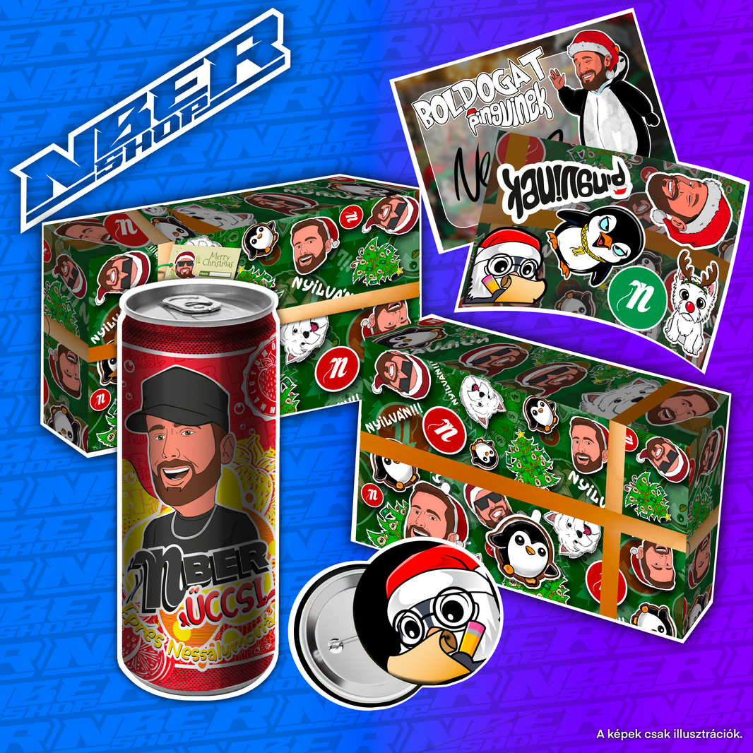 NBER - Nessalymonádé -KARÁCSONYI LIMITED EDITION - Eper 6-os pack