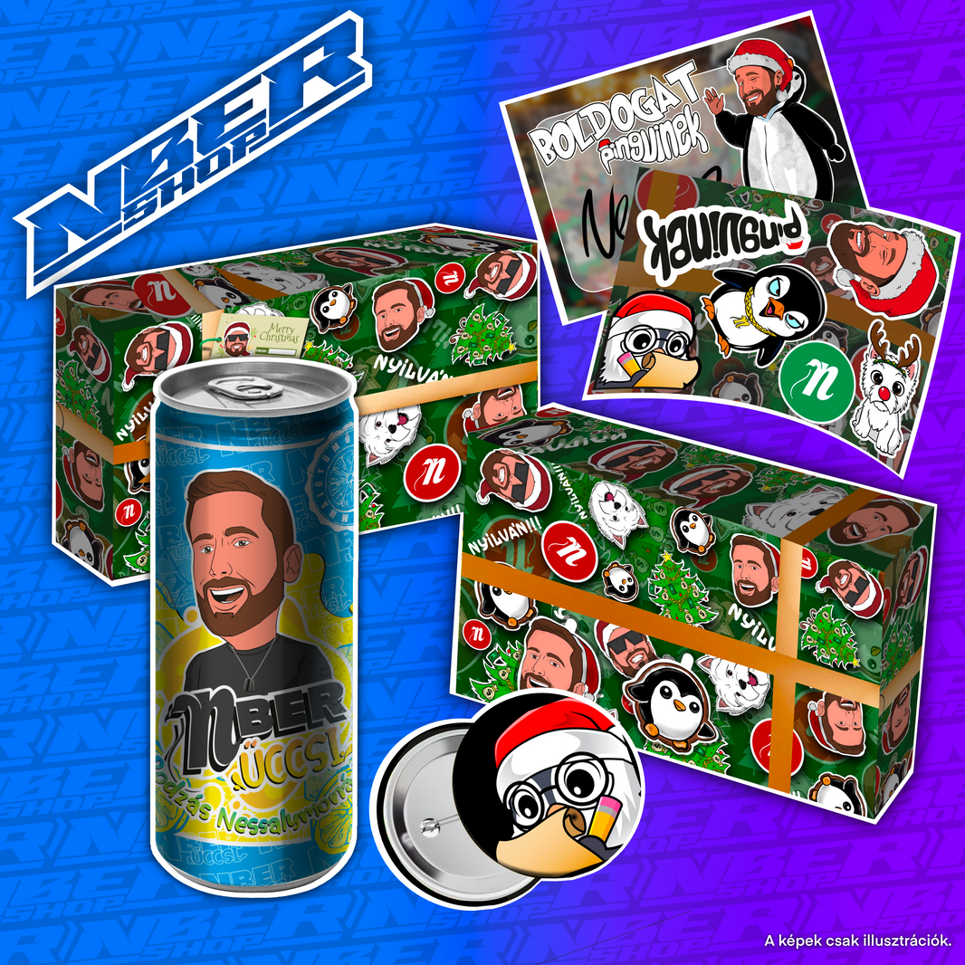 NBER - Nessalymonádé -KARÁCSONYI LIMITED EDITION - Bodza 6-os pack