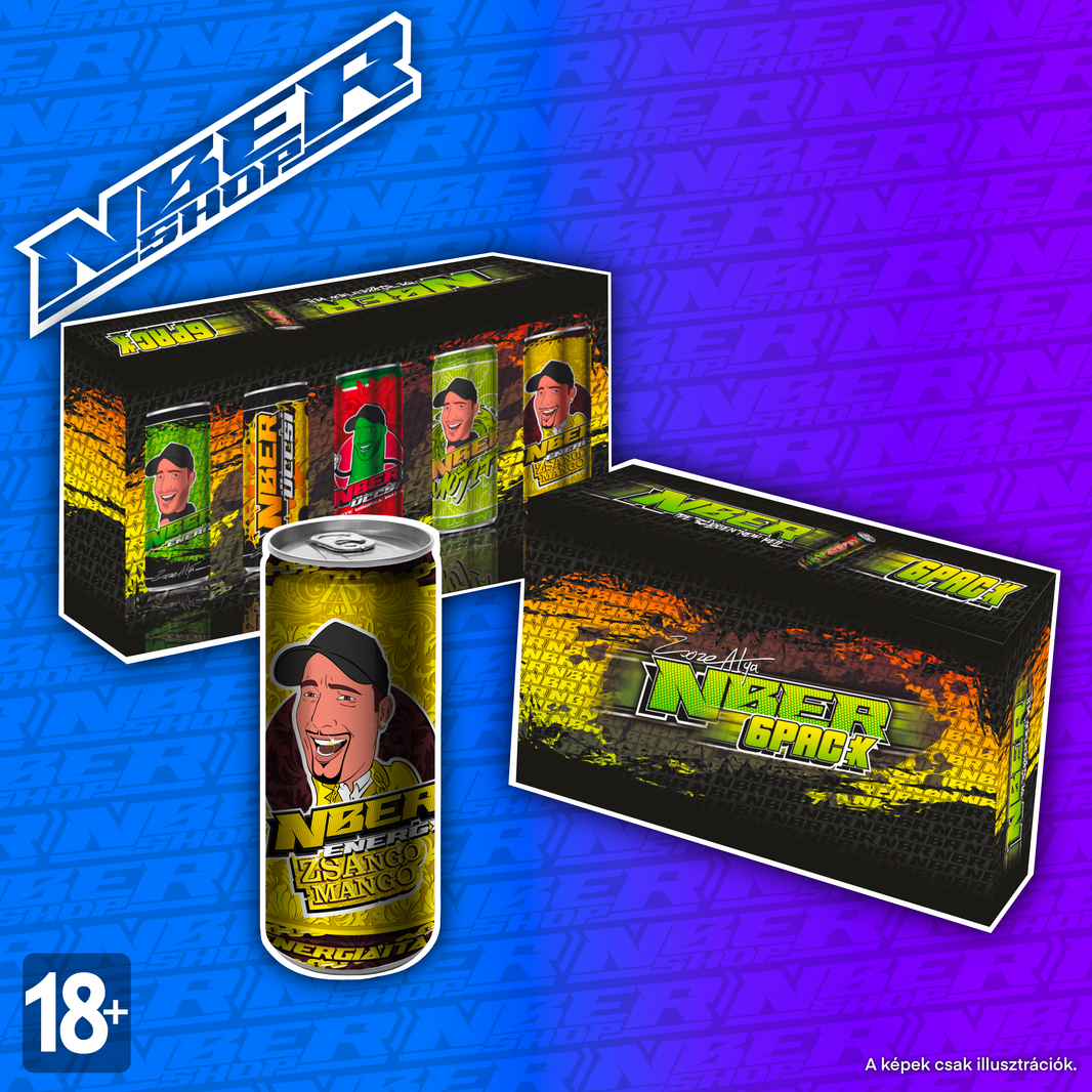 NBER Energy Drink - Zsangó-Mangó - 6-os pack