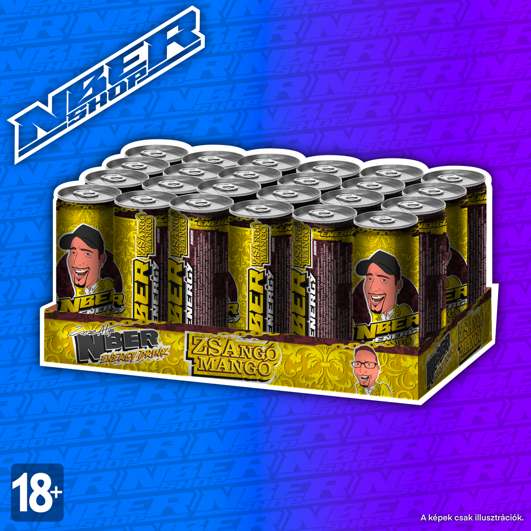 NBER Energy Drink - Zsangó-Mangó - 24 db (Tálca)