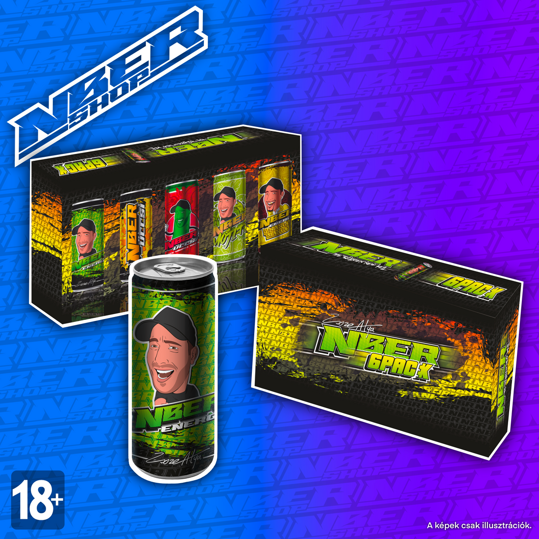 NBER Energy Drink - 6-os pack – Nber Shop