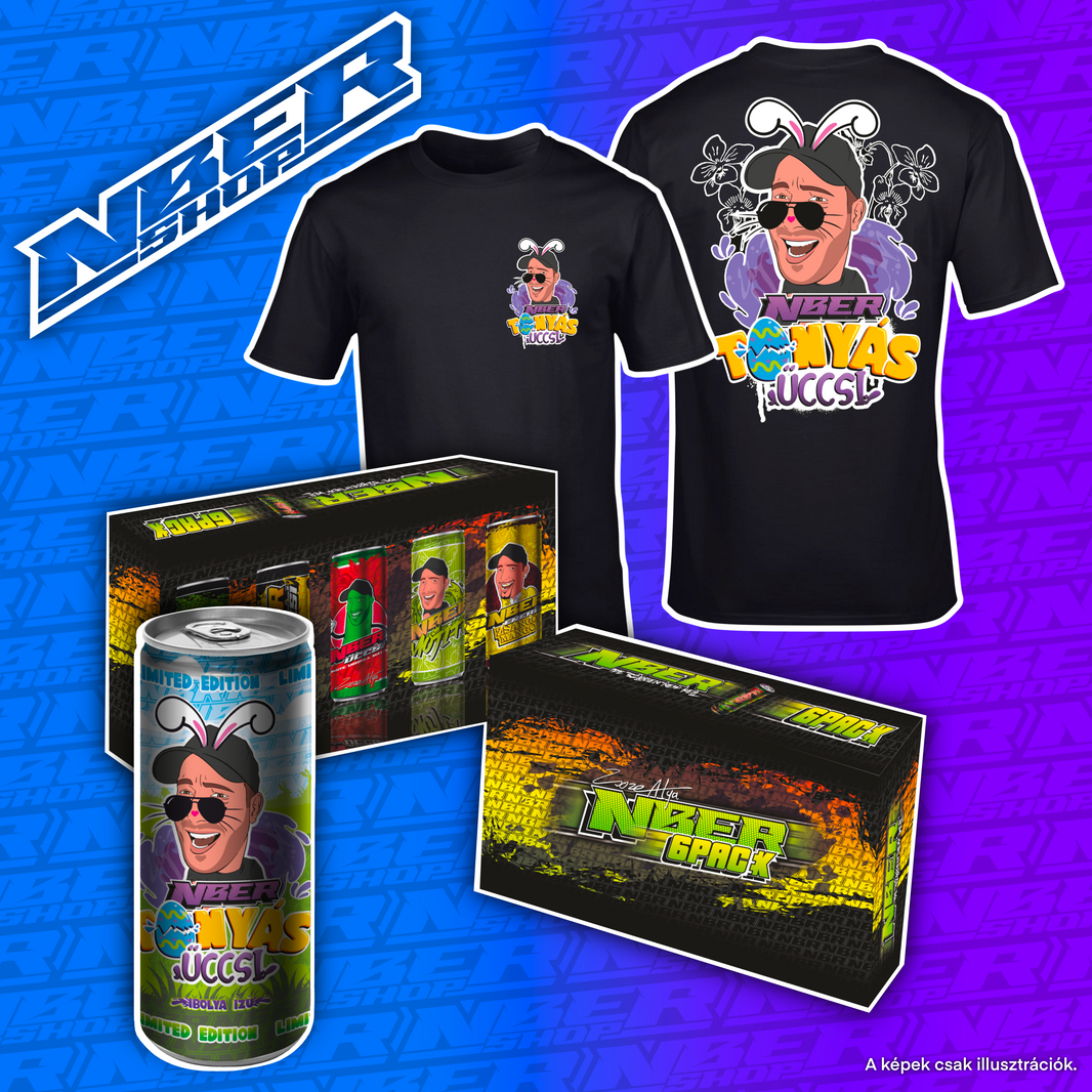 NBER- Tonyás Húsvéti 6-os pack + Tonyás póló